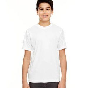 NWT! UltraClub Boy's Cool & Dry Basic Tshirt